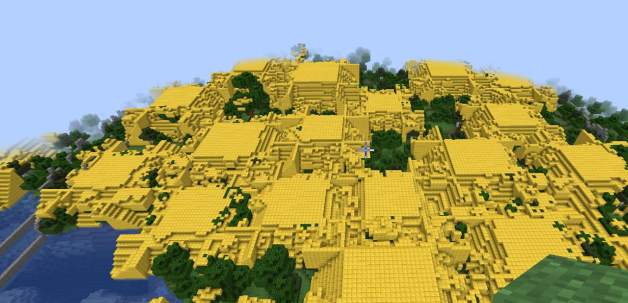 Terrain flattened with generated boundary walls